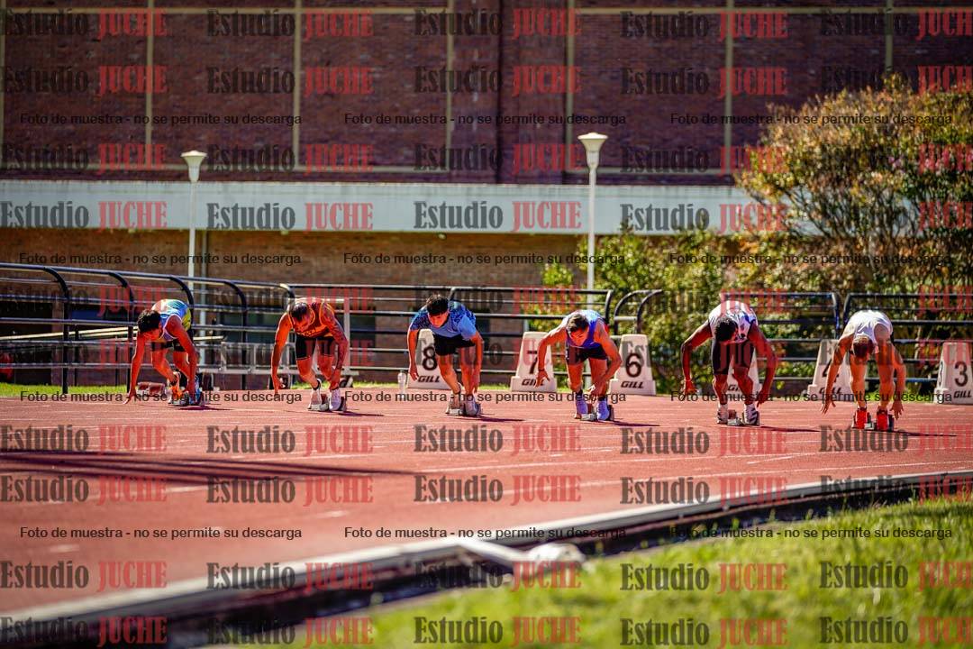 Fotos de los 100 m de varones