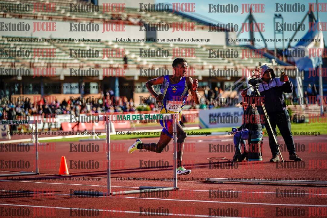 Fotos de los 400 m con vallas de varones - FINAL