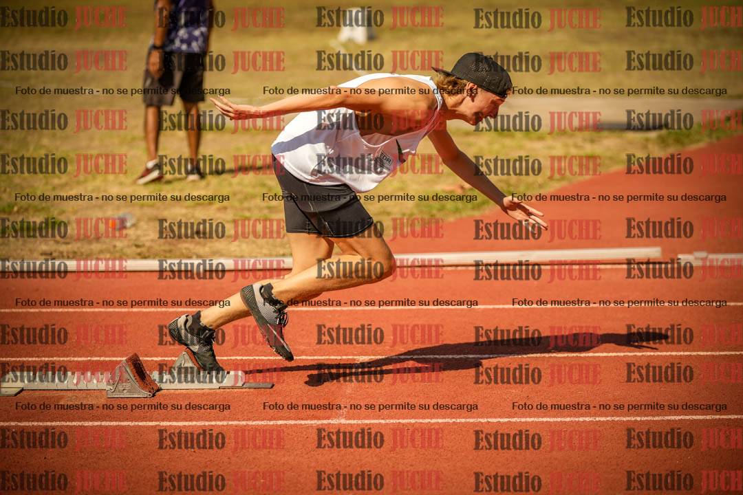 Fotos de los 400 m llanos de varones