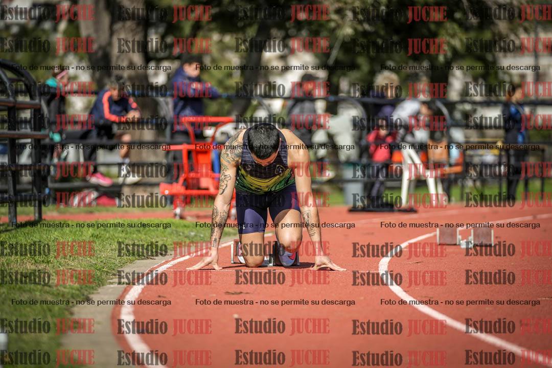 Fotos de los 200 m llanos de varones