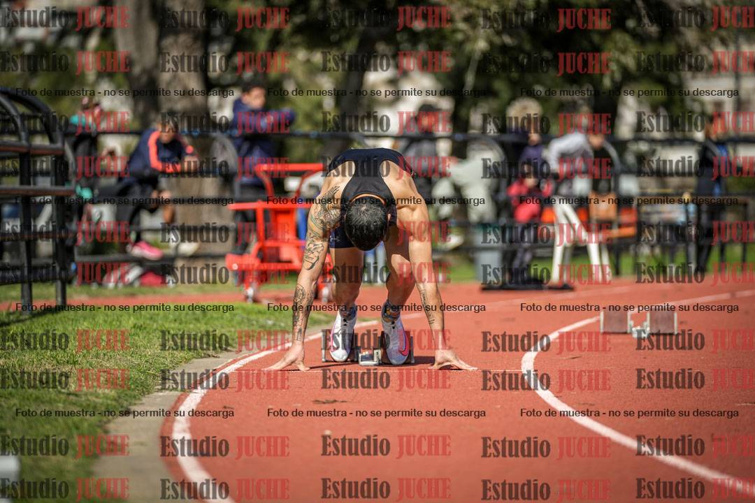 Fotos de los 200 m llanos de varones
