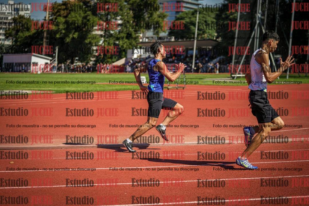 Fotos de los 200 m llanos de varones