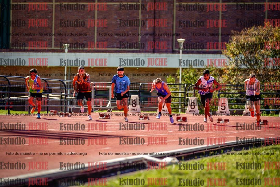 Fotos de los 100 m de varones