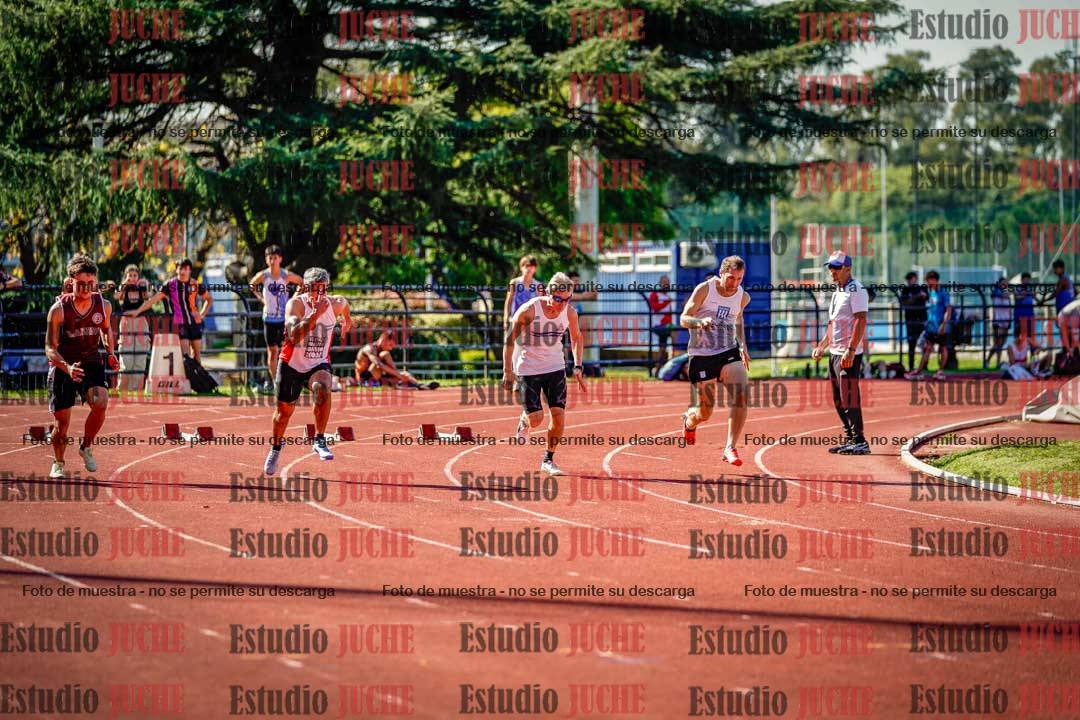 Fotos de los 100 m llanos de varones