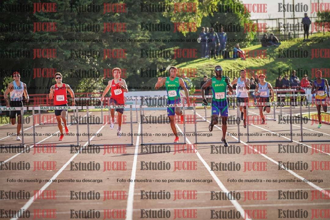 Fotos de los 400 m con vallas de varones - FINAL