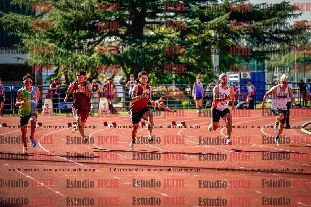 Fotos de los 100 m llanos de varones