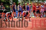 Fotos de los 100 m de varones