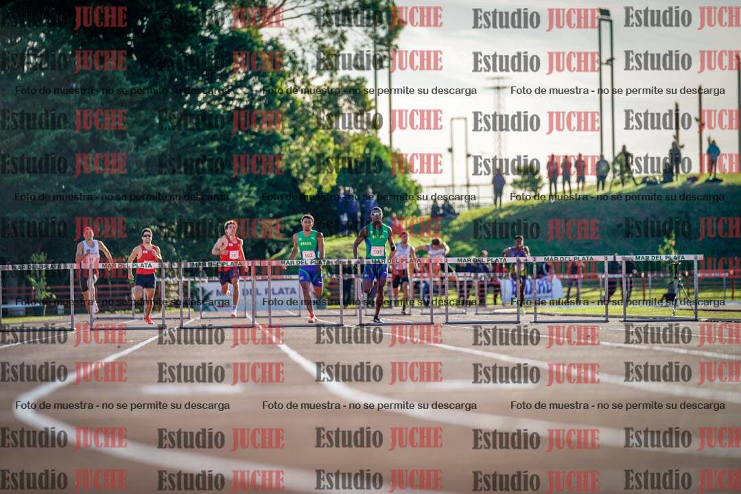 Fotos de los 400 m con vallas de varones - FINAL
