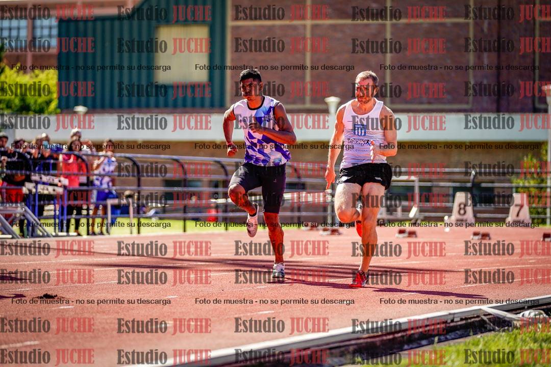 Fotos de los 100 m de varones