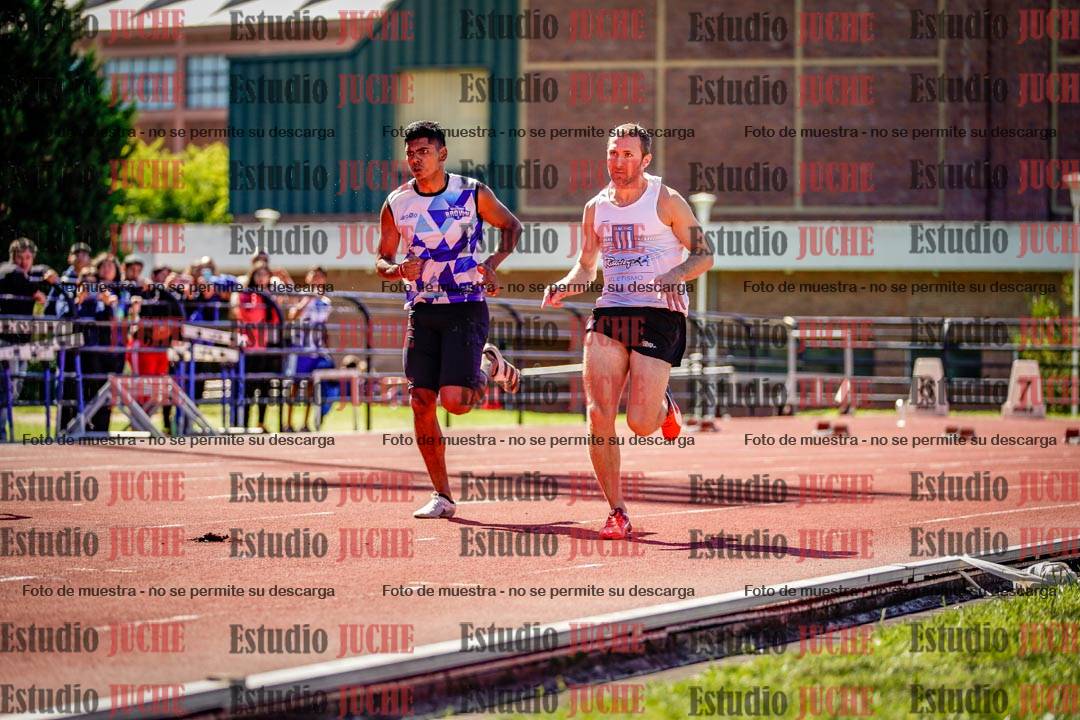 Fotos de los 100 m de varones