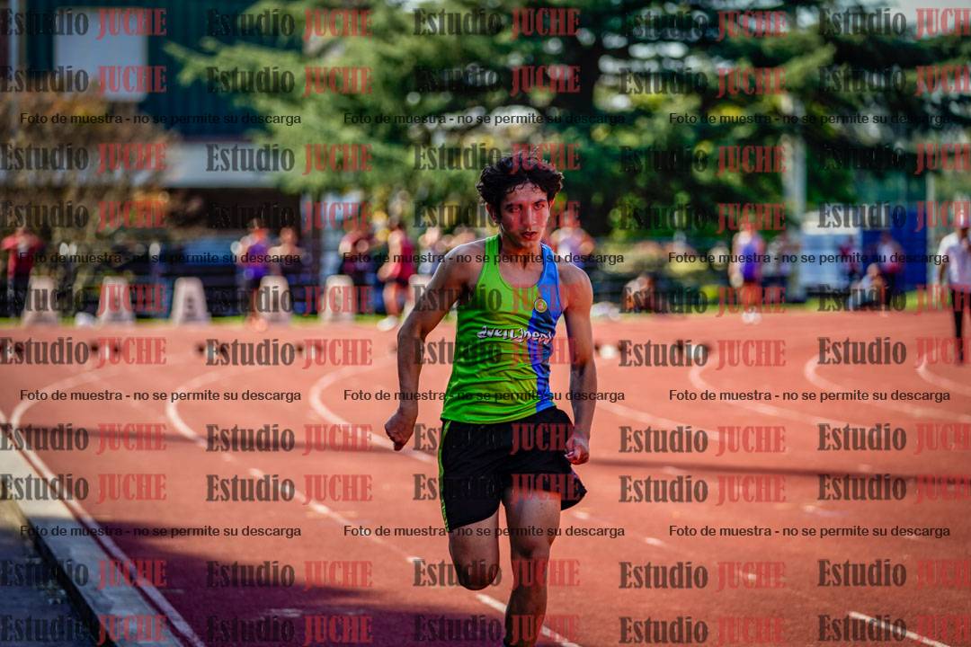 Fotos de los 100 m llanos de varones