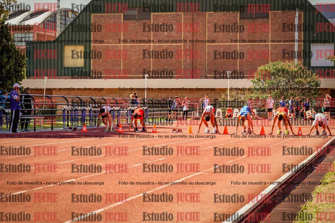 Fotos de los 80 m llanos de varones