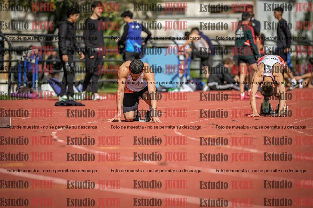 Fotos de los 200 m llanos de varones