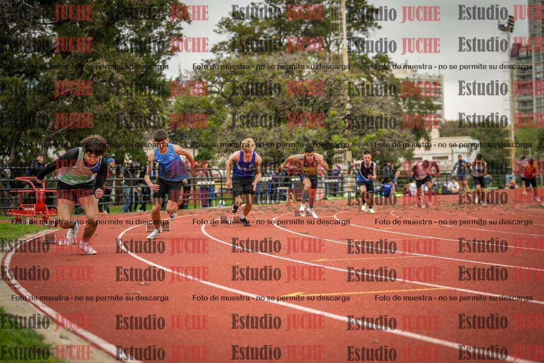 Fotos de los 200 m llanos de varones
