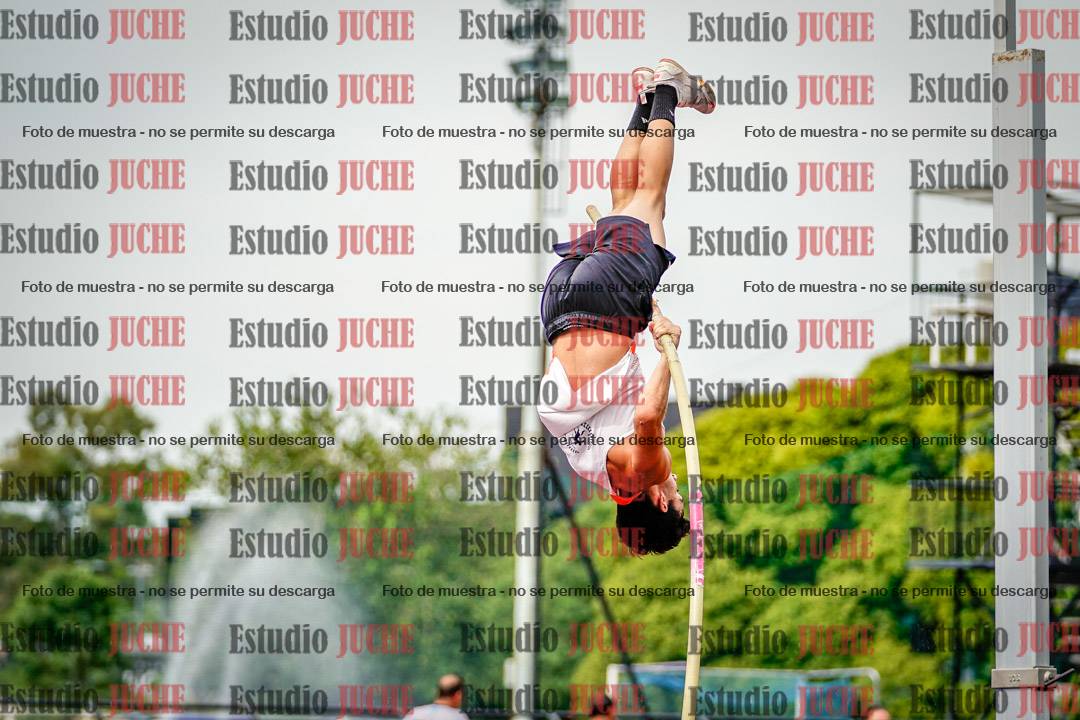 Fotos del salto con garrocha de mujeres y varones