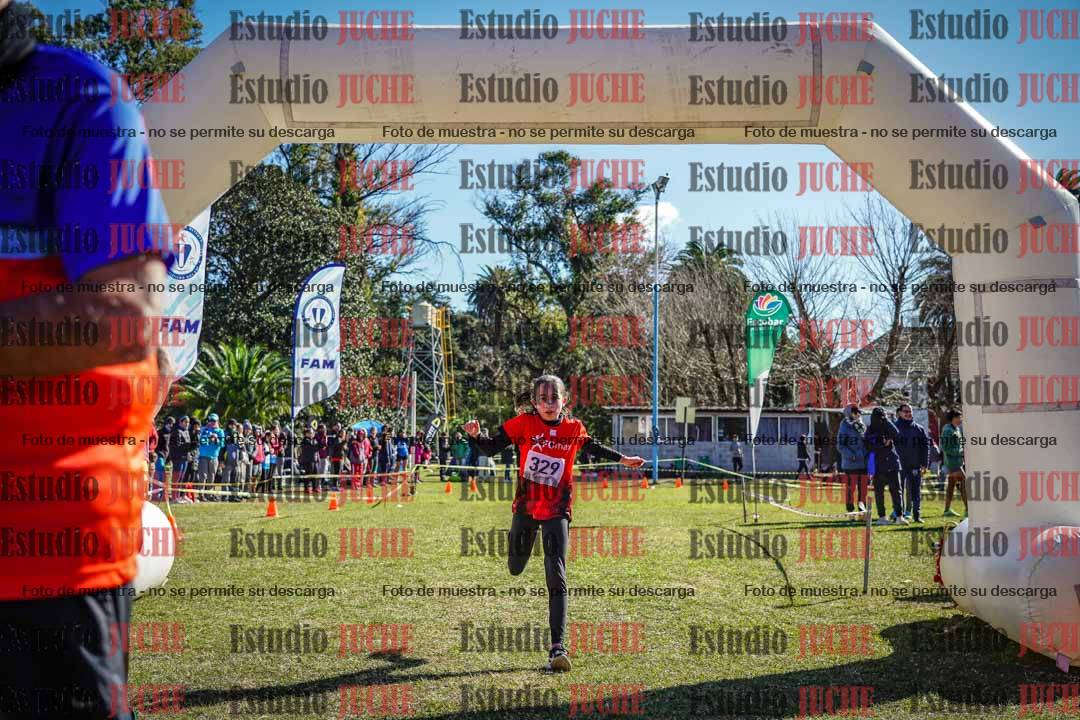 Fotos de la llegada del cross de 1500 m