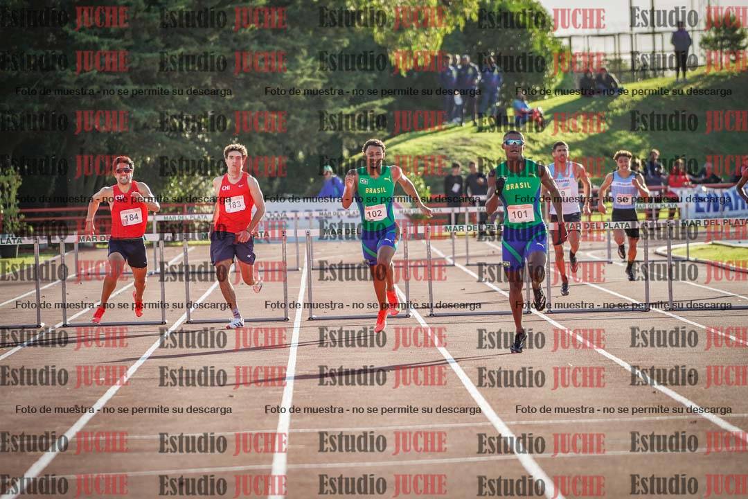 Fotos de los 400 m con vallas de varones - FINAL