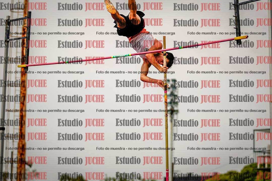 Fotos del salto con garrocha de mujeres y varones