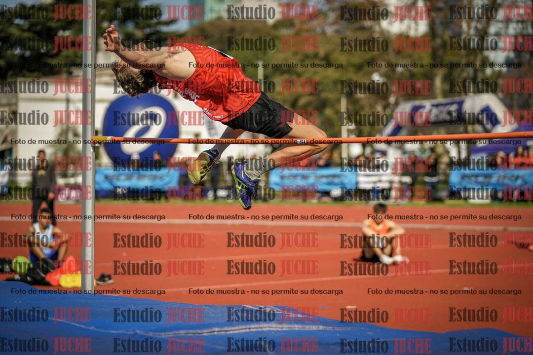Fotos del salto en alto de varones