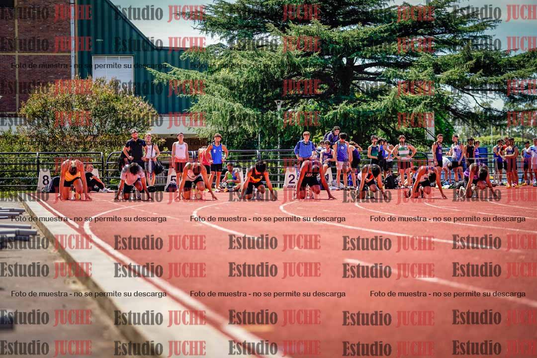 Fotos de los 100 m de varones