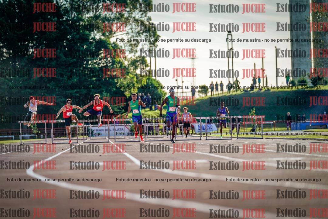 Fotos de los 400 m con vallas de varones - FINAL