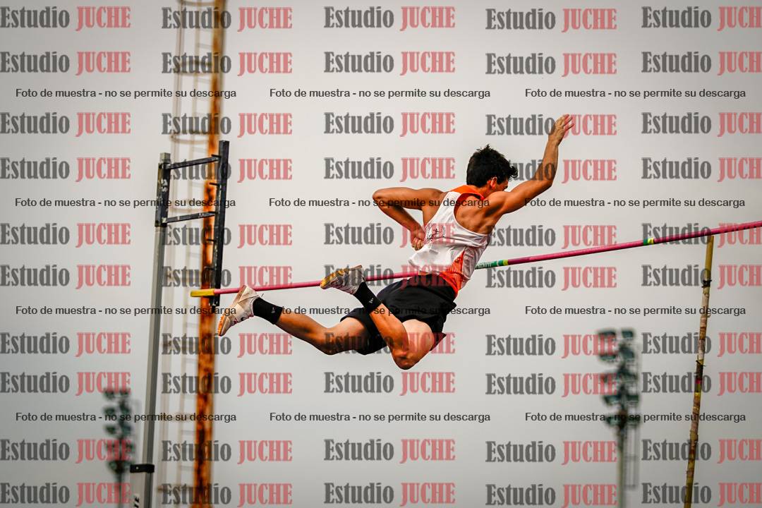 Fotos del salto con garrocha de mujeres y varones