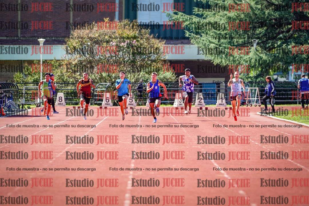 Fotos de los 100 m de varones