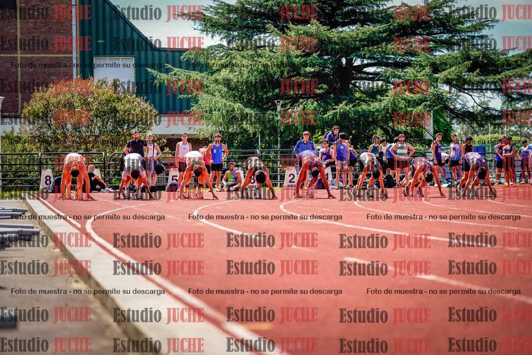 Fotos de los 100 m de varones