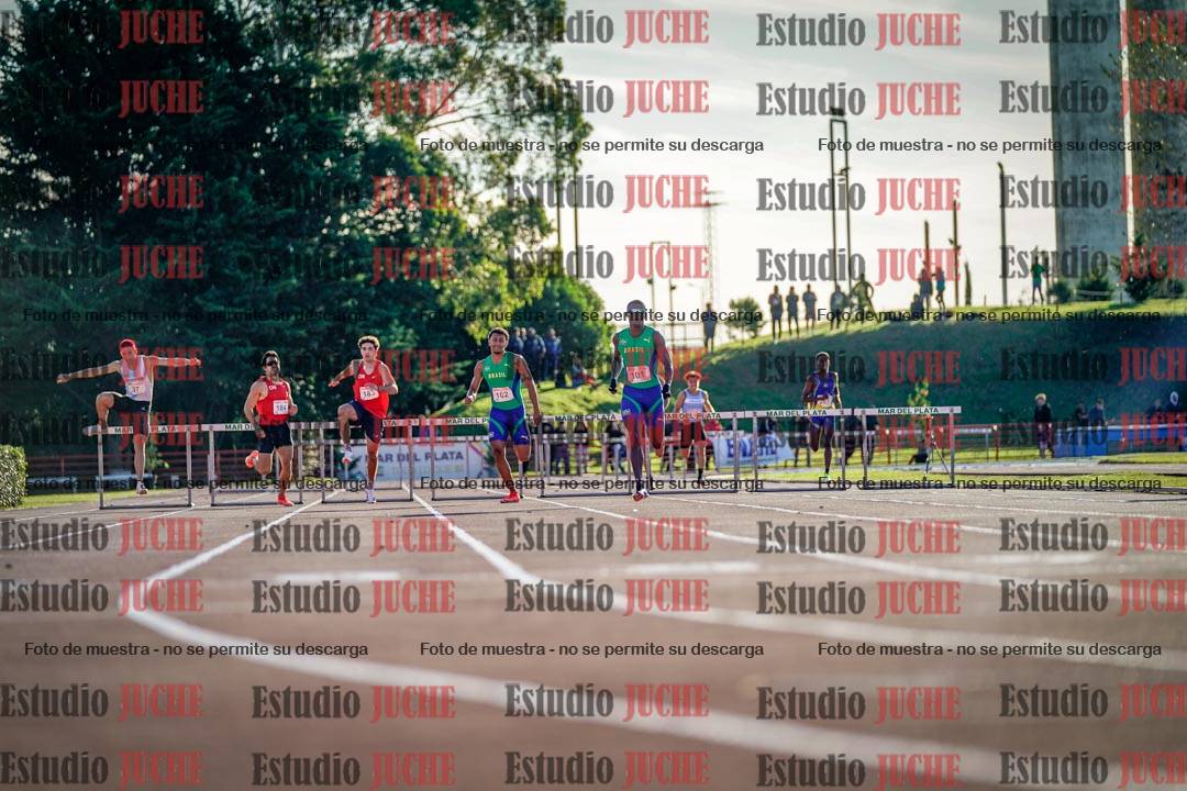 Fotos de los 400 m con vallas de varones - FINAL