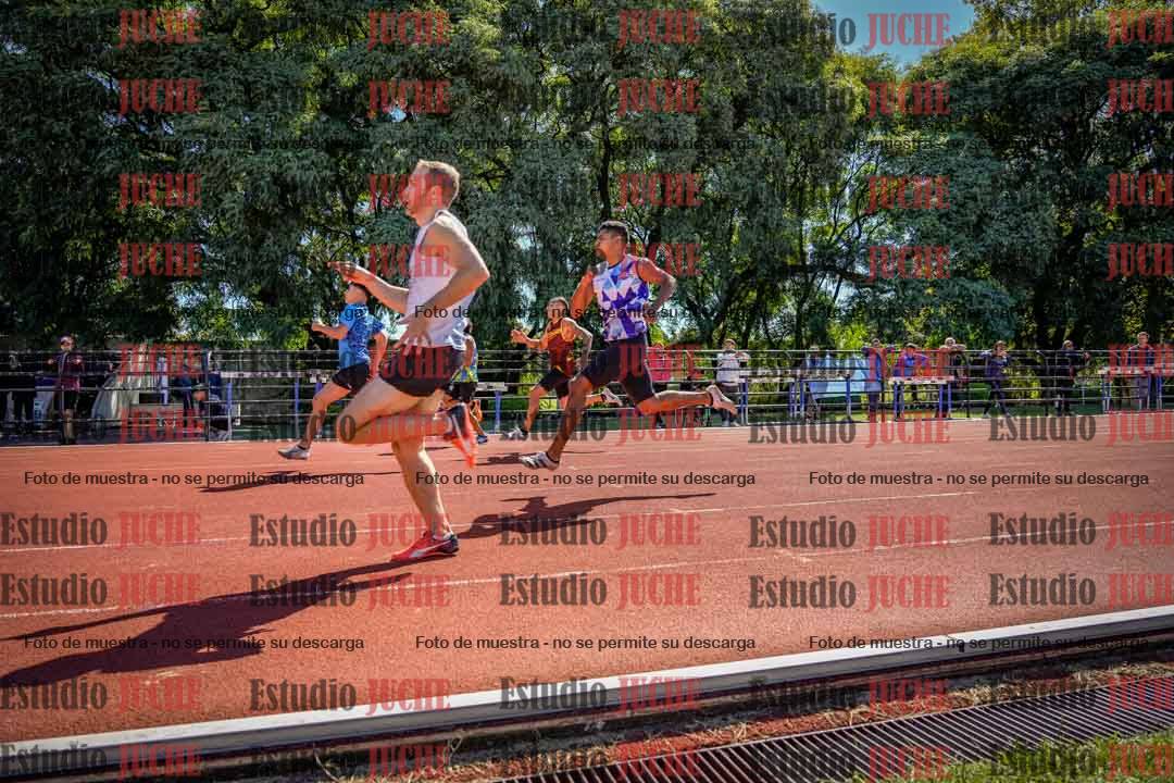 Fotos de los 100 m de varones