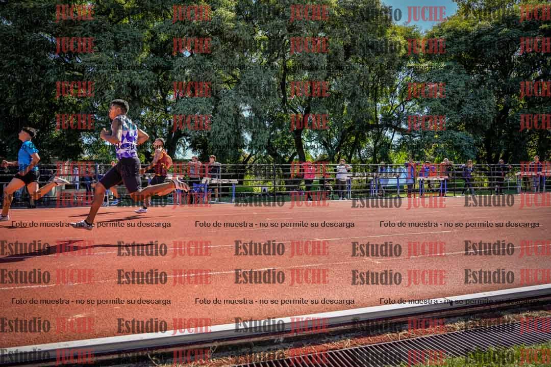 Fotos de los 100 m de varones