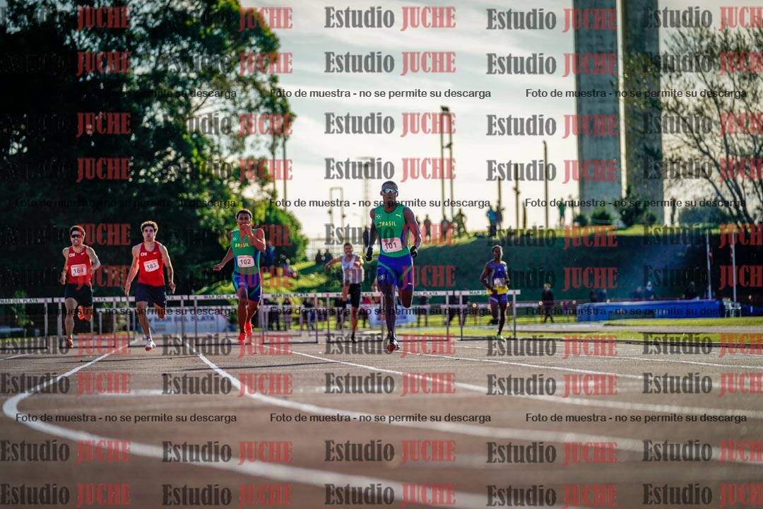 Fotos de los 400 m con vallas de varones - FINAL