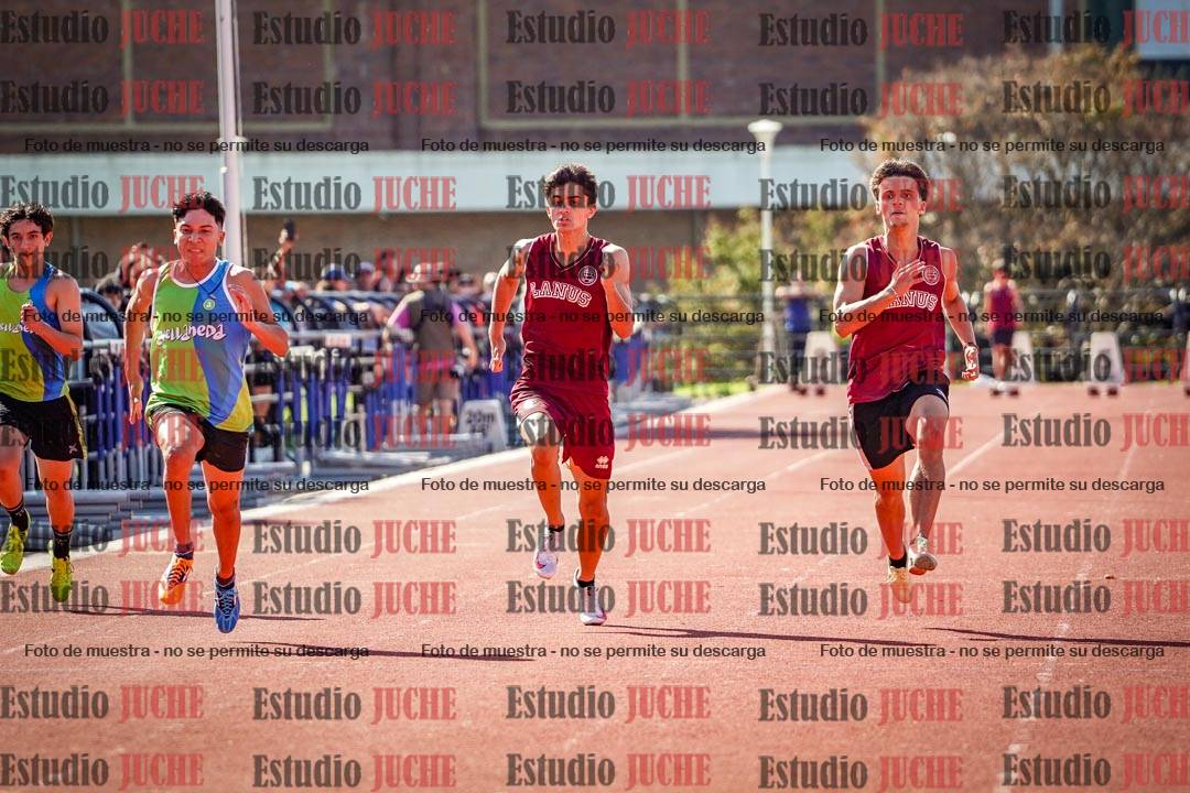 Fotos de los 100 m llanos de varones