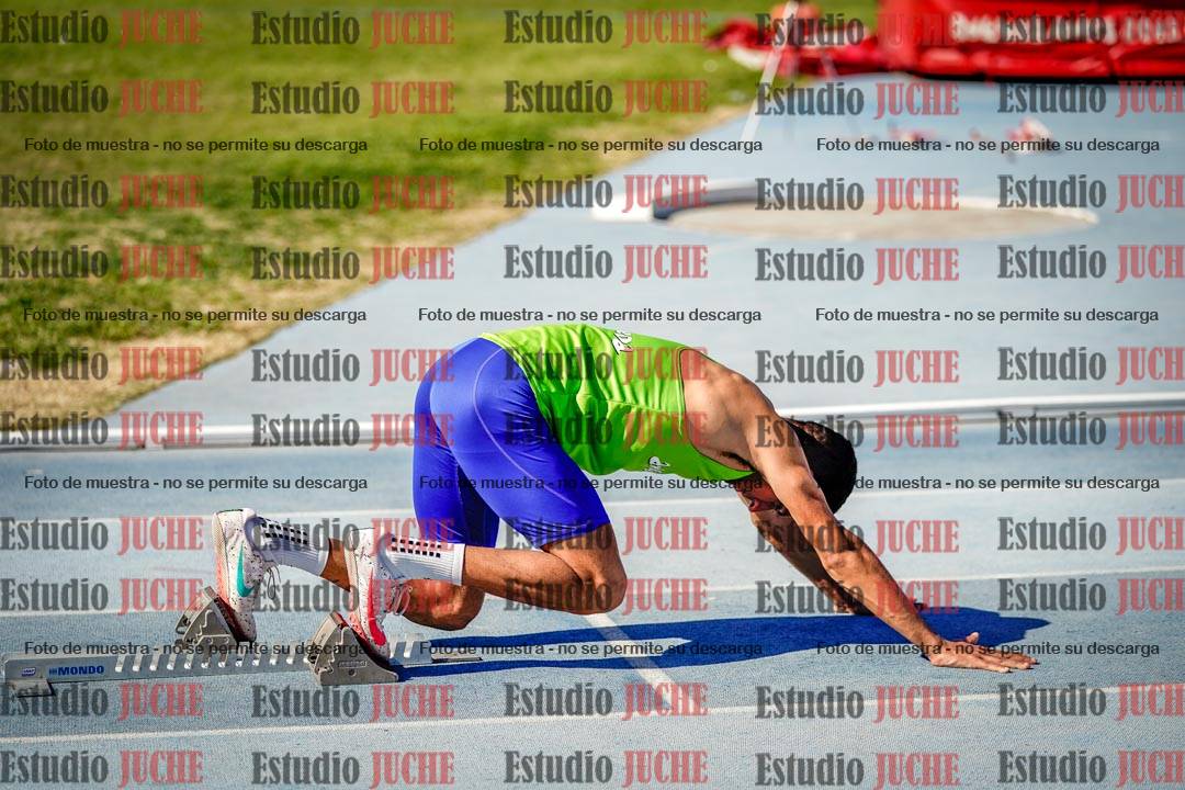 Fotos de los 400 m llanos de varones