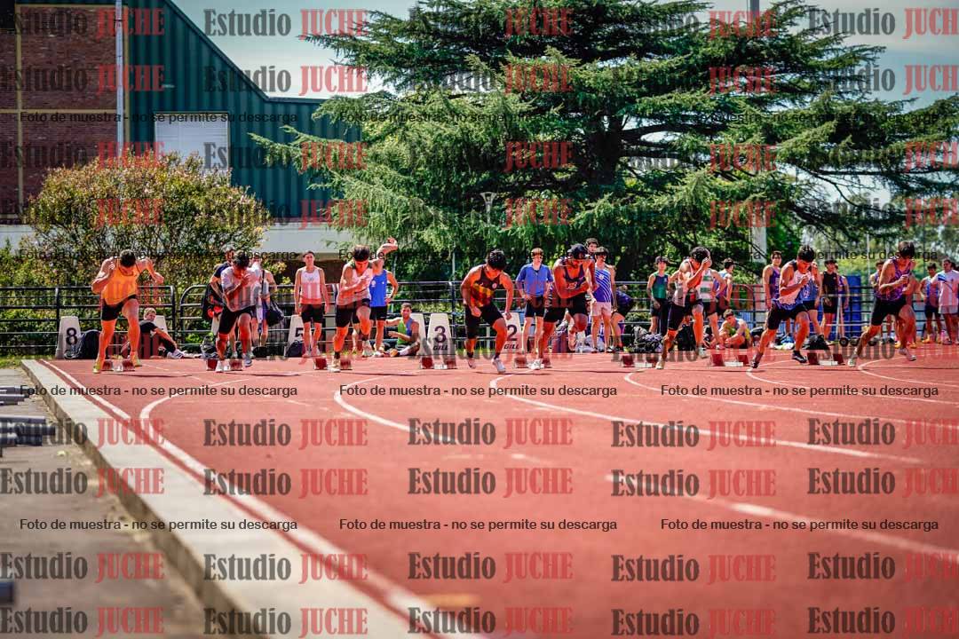 Fotos de los 100 m de varones