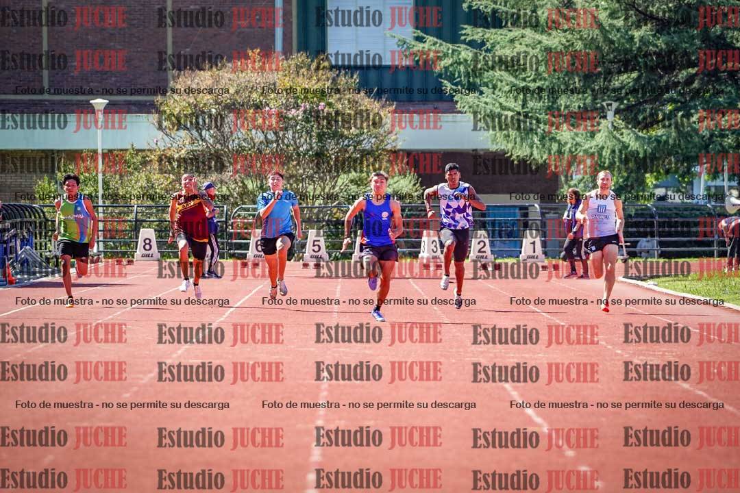 Fotos de los 100 m de varones