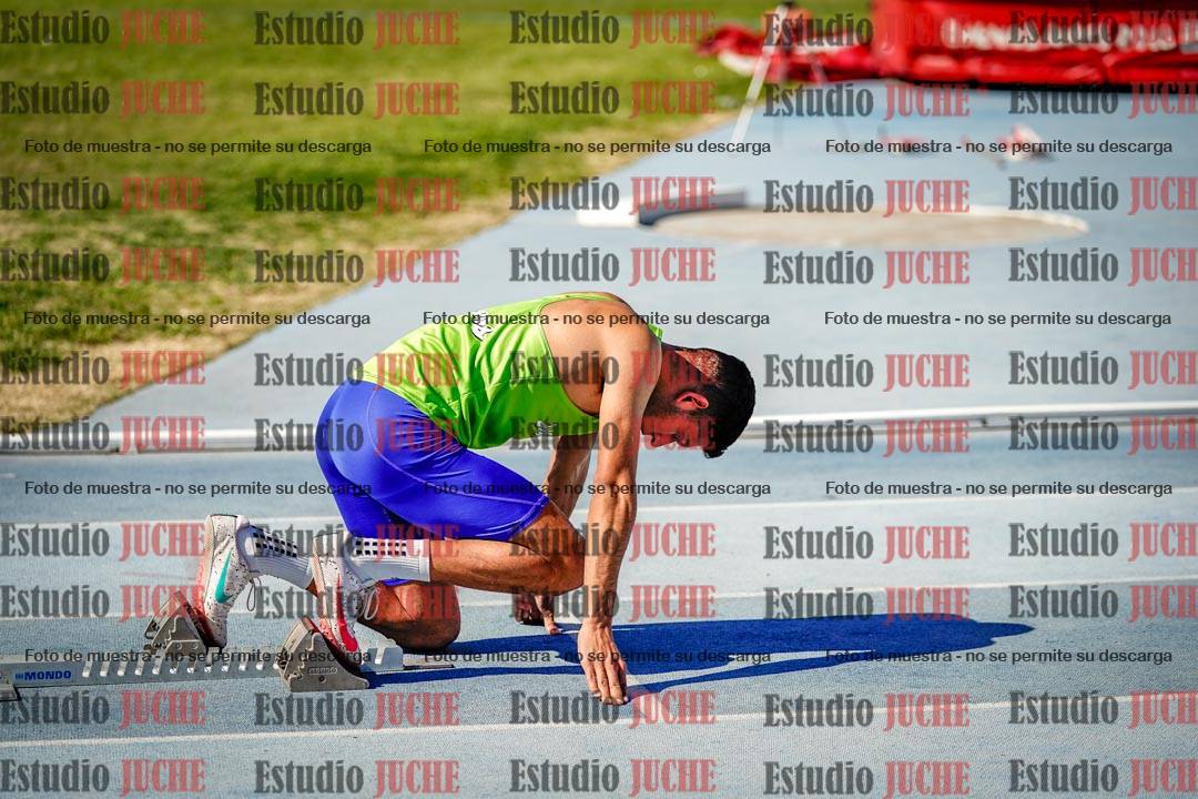 Fotos de los 400 m llanos de varones