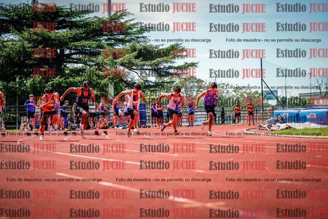 Fotos de los 100 m de varones