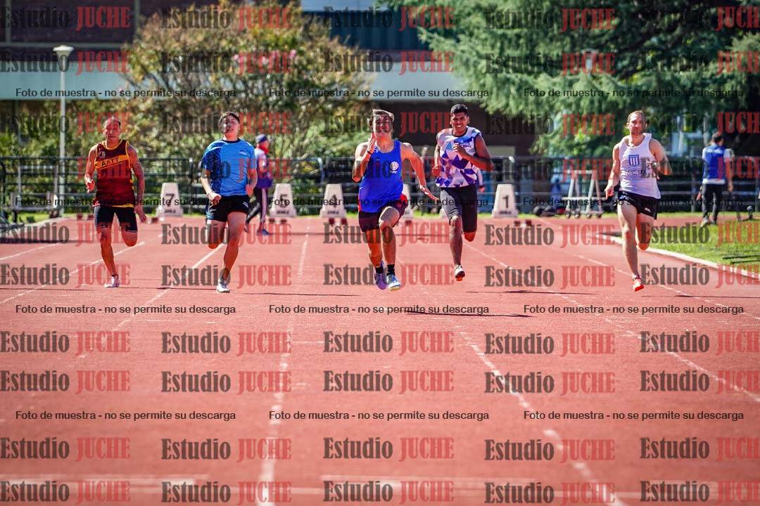 Fotos de los 100 m de varones