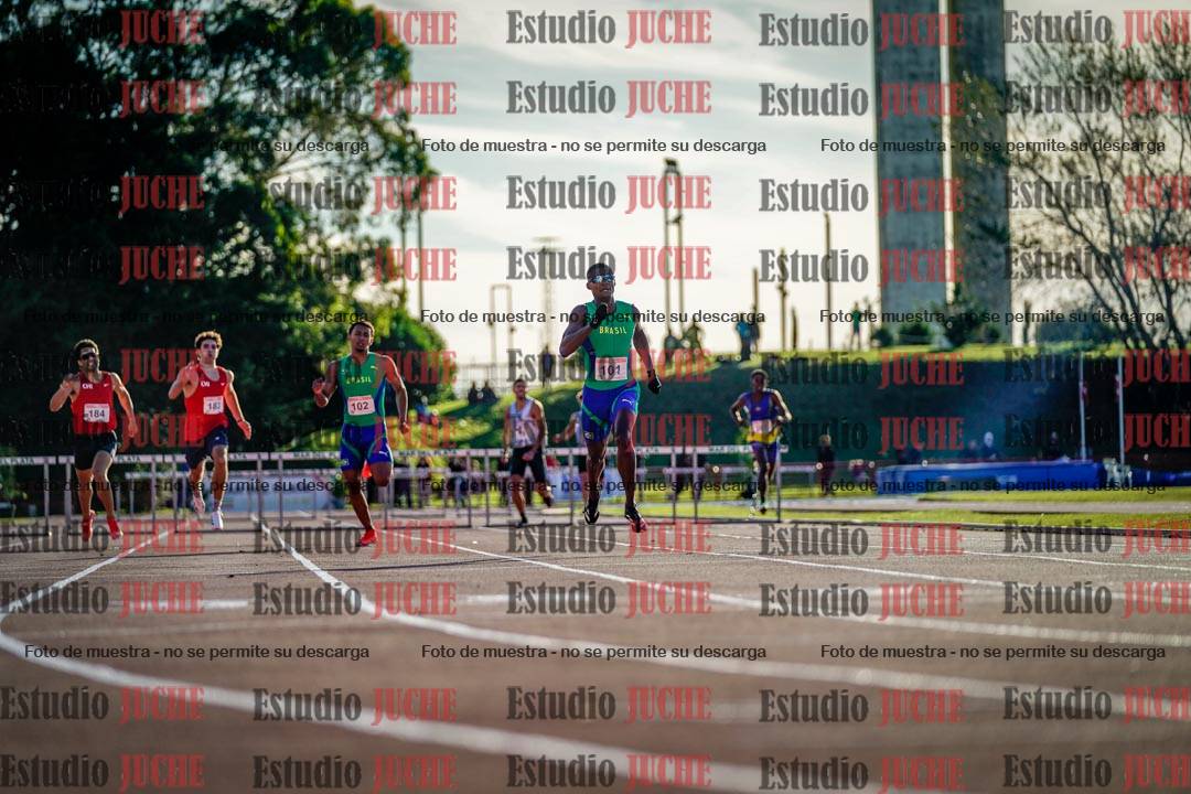 Fotos de los 400 m con vallas de varones - FINAL