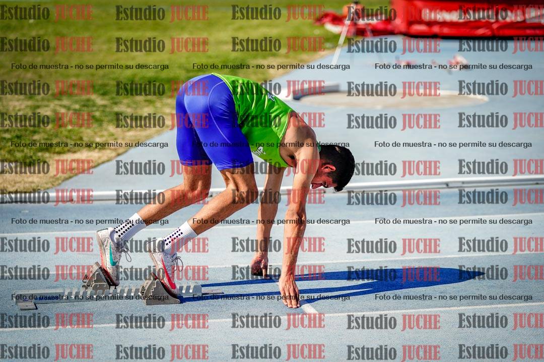 Fotos de los 400 m llanos de varones