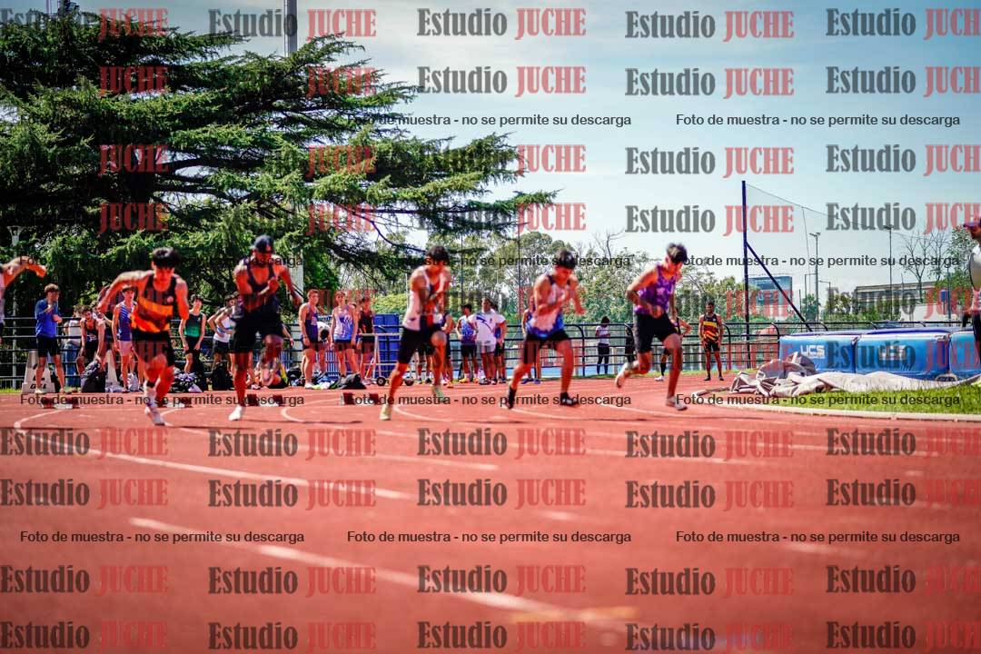 Fotos de los 100 m de varones