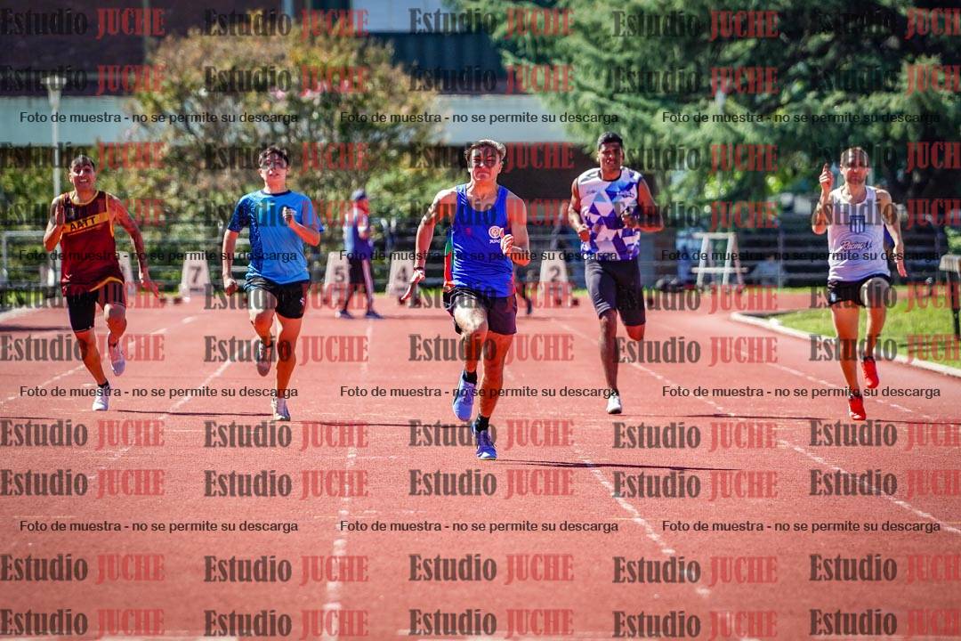 Fotos de los 100 m de varones