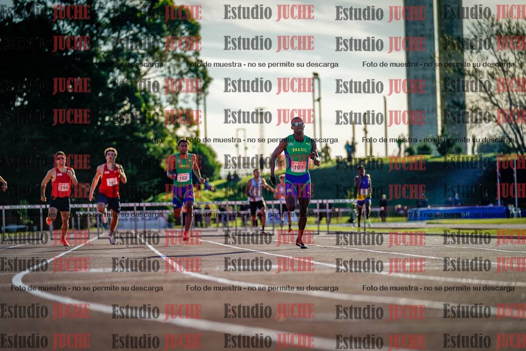 Fotos de los 400 m con vallas de varones - FINAL