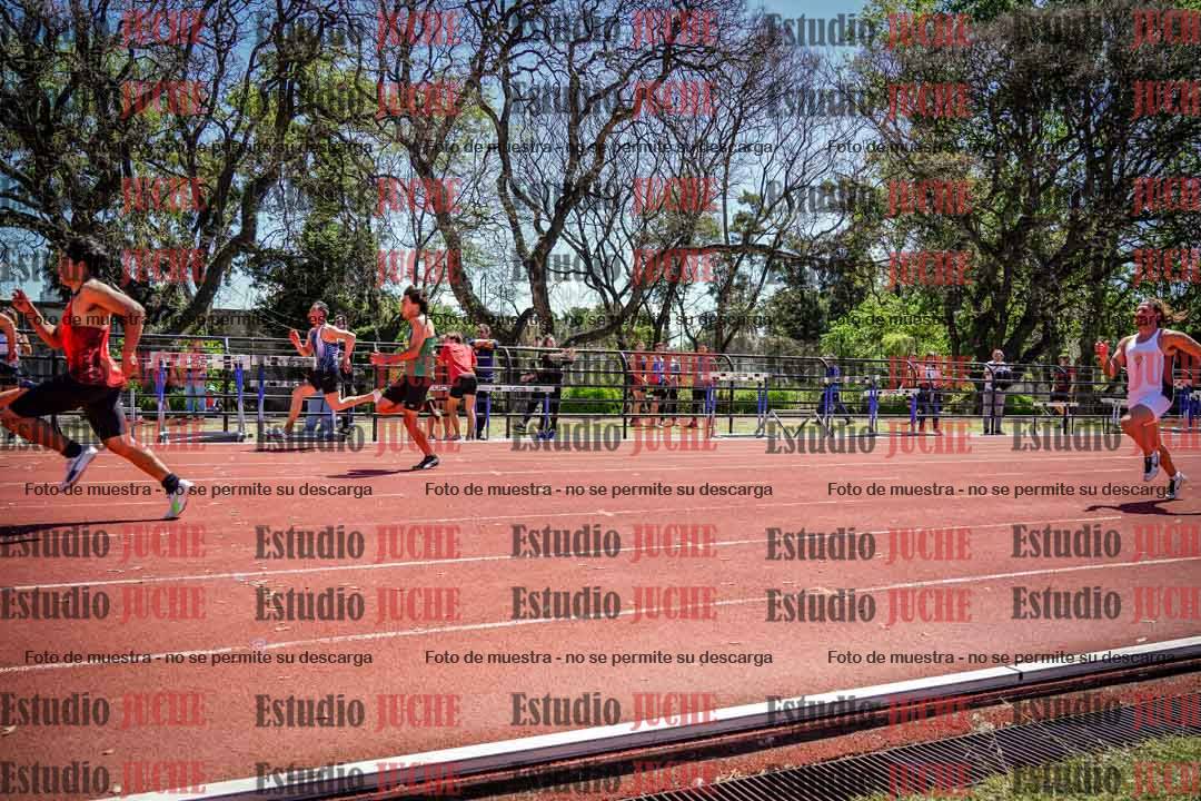 Fotos de los 100 m llanos de varones