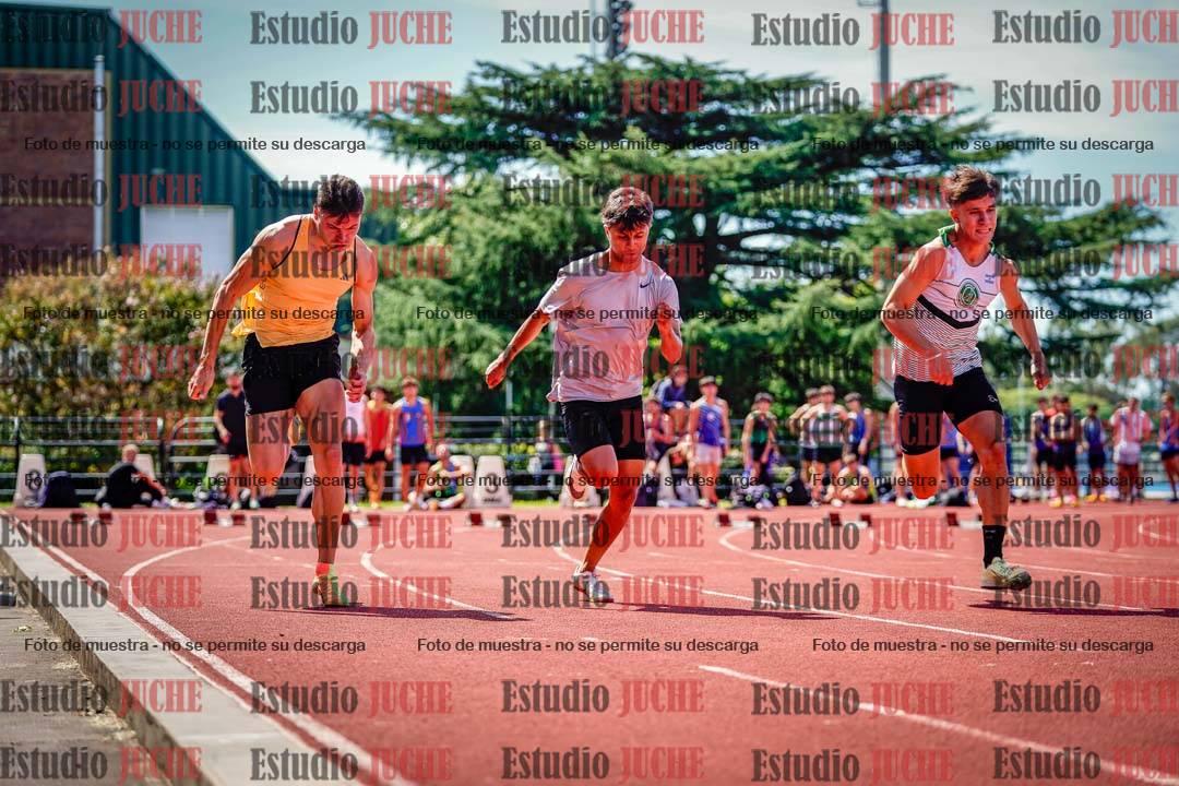 Fotos de los 100 m de varones