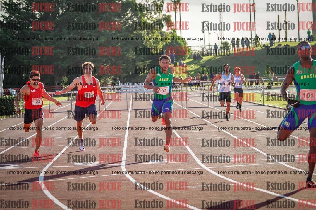 Fotos de los 400 m con vallas de varones - FINAL