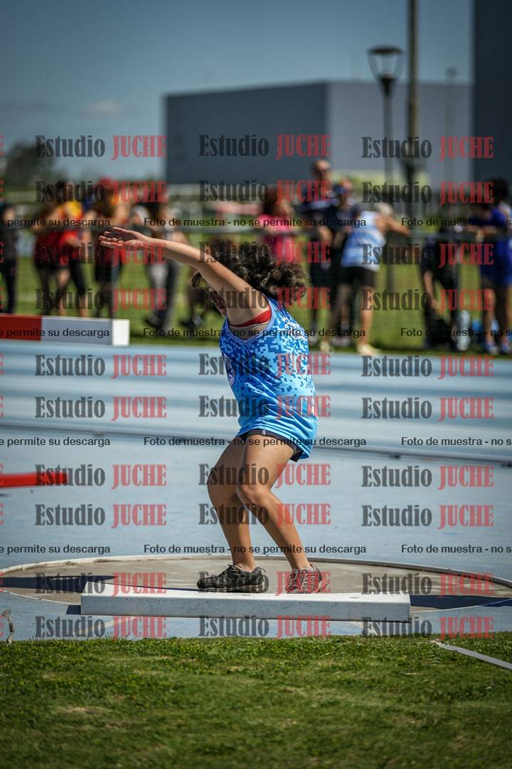 Fotos del lanzamiento de bala de mujeres - U14