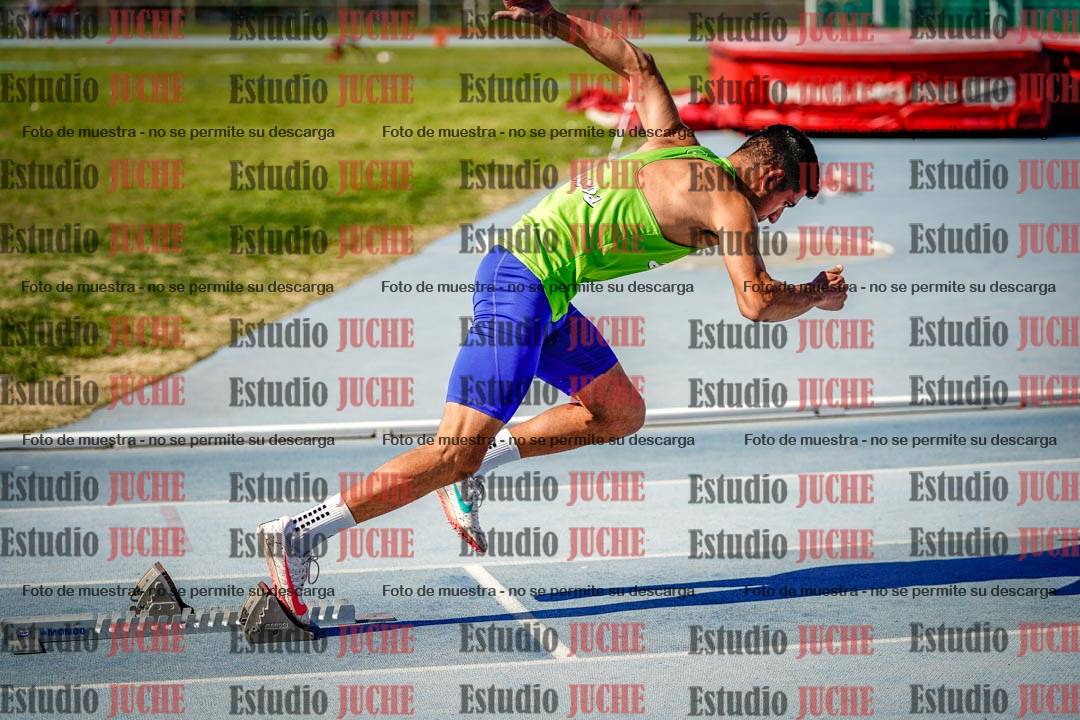 Fotos de los 400 m llanos de varones