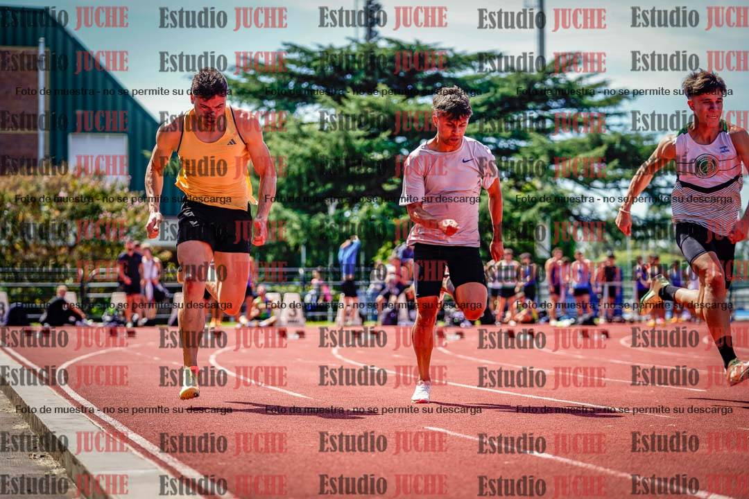 Fotos de los 100 m de varones